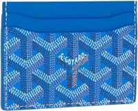 Goyard Saint-Sulpice Card Wallet Sky Blue
