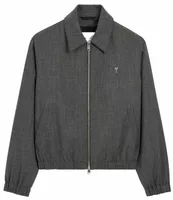 Ami De Coeur Wool Padded Jacket Carbon Grey