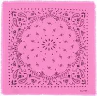 Small Cashmere Bandana Hachi Lotus Pink
