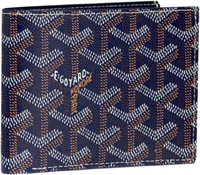 Goyard Victoire Wallet Navy Blue