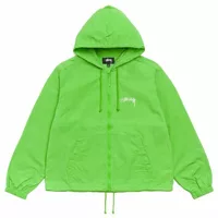 Stussy Waxed Cotton Beach Shell Kiwi