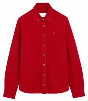 Ami De Coeur Cotton Shirt Ruby Red