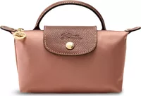 Longchamp Le Pliage Original Pouch with handle Pink Tea