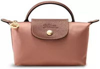 Longchamp Le Pliage Original Pouch with handle Pink Tea