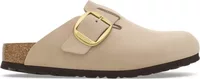 Birkenstock Boston Big Buckle Nubuck Sandcastle