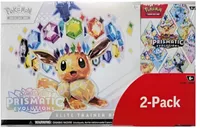 2025 Pokémon Scarlet & Violet Prismatic Evolutions Elite Trainer Box + Booster Costco Bundle