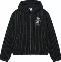 Nike x Stussy Striped Wool Jacket Black