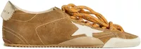 Golden Goose True-Star Tobacco Suede White Star Platinum Heel (W)