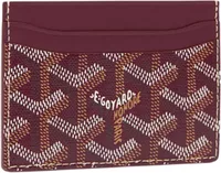 Goyard Saint-Sulpice Card Wallet Burgundy