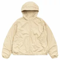 Stussy Double Cotton Hooded Jacket Sand