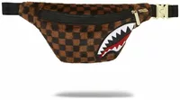 Fur Sharks In Paris Savvy Crossbody Brown
