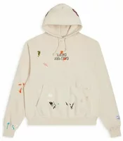 Gallery Dept. G-Patch Fucked Up Logo Hoodie Cream