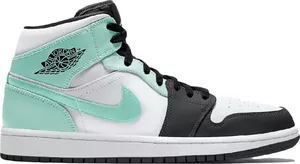 Nike Air Jordan 1 Mid Island Green (Igloo)