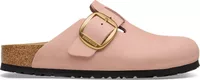 Birkenstock Boston Big Buckle Nubuck Soft Pink