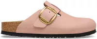 Birkenstock Boston Big Buckle Nubuck Soft Pink