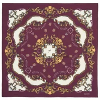 Large Bandana Helia Lully Oat Burgundy