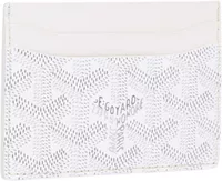 Goyard Saint-Sulpice Card Wallet White