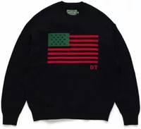 Denim Tears Pan-African American Sweater Black