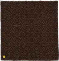 Cashmere Bandana Hachiko Leo Smiley Leoprint Spicy Brown