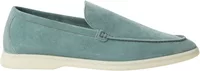 Loro Piana Summer Walk Loafer Suede Pine Cloud