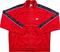 Supreme Nike Velour Track Jacket Red