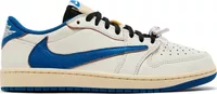 Nike Air Jordan 1 Retro Low OG SP Fragment x Travis Scott Sail Military Blue