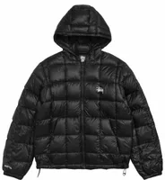 Stussy Midweight Hooded Puffer Black