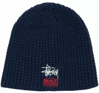 Stussy Waffle Built Tough Skullcap Navy