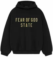 Fear of God Essentials Fleece Hoodie Black