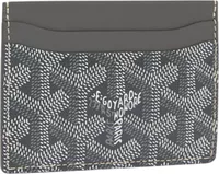 Goyard Saint-Sulpice Card Wallet Grey