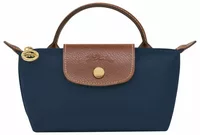 Longchamp Le Pliage Original Pouch With Handle Navy