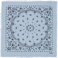 Small Cashmere Bandana Hachi Breezy Sky Blue