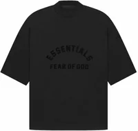 Essentials Arch Logo Tee Jet Black