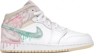 Nike Air Jordan 1 Mid Paint Drip (GS)