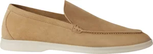Loro Piana Summer Walk Loafer Suede Light Wood Smoke