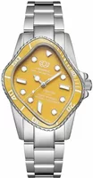 Laarvee Ceramic Bezel Steel Yellow & Yellow