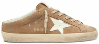 Golden Goose Super-Star Sabot Tobacco Suede White Leather Star (W)