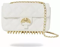 Sprayground Riviera White Gold Clutch White