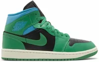 Nike Air Jordan 1 Mid Lucky Green Aquatone (W)