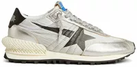 Silver Ripstop Nylon Upper Black Star (W)