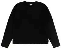 Stussy Merino Roll Neck Sweater Black