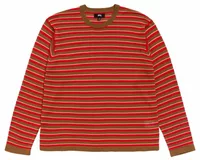 Stussy Lightweight Stripe Sweater Red