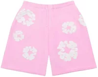 Denim Tears The Cotton Wreath Sweatshorts Powder Pink