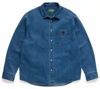 Denim Tears DT Flag Denim Button Up Shirt