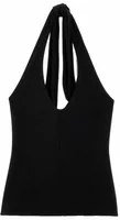 Backless Jersey Top Black (W)