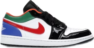 Nike Air Jordan 1 Low Multi-Color Black Toe (W)
