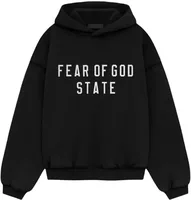 Essentials Heavy Fleece Hoodie Black