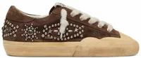Golden Goose Super-Star Penstar Brown Suede Studs (W)