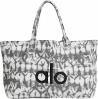 Alo Yoga Iconic Shopper Tote Bag Grey Tiedye