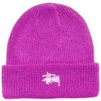 Stussy Basic Stussy Cuff Beanie Violet